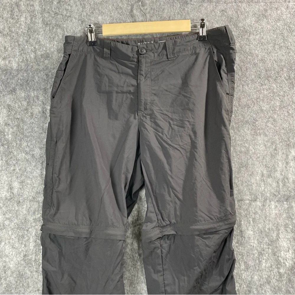 Mountain‎ Hardware Mens Gray Convertible Utility Pants Size 34/44